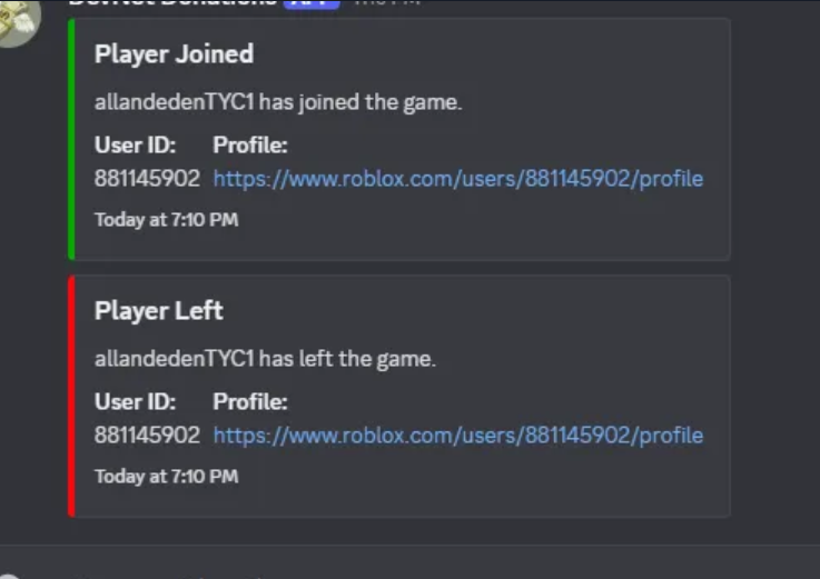 Join and Leave logger